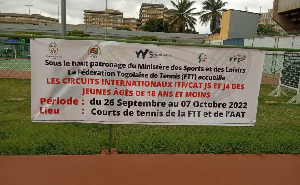 Tennis: Circuits ITF/CAT à Lomé