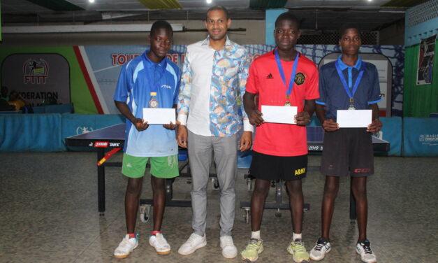 Chpts Nationaux Ping-Pong: Komivi Dansou et Oswaldo Agbakpem couronnés