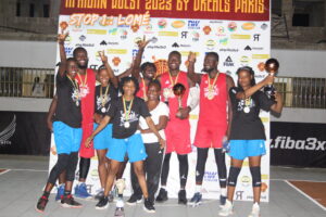 Images des deux équipes togolaises championnes du 3contre3 Stop 1 de Lomé 