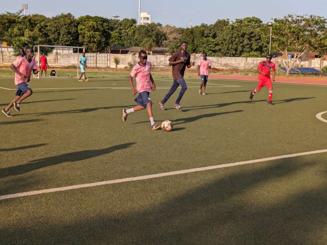 cécifoot football des no-voyants au Togo