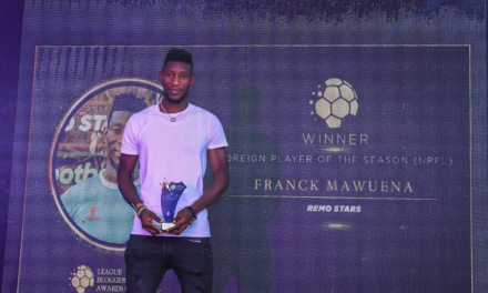 Nigéria : Franck Mawuena récompensé